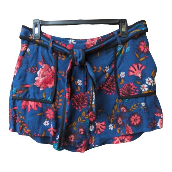 LOFT Linen Blend Floral Shorts Size‎ 4 - Picture 1 of 7